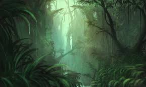 Happyjungle Jungle Illustration Fantasy Landscape Jungle Drawing