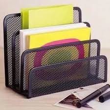 17 5 9 12 5cm Desktop File Holder Metal Mesh File Box Block Data Rack Document File Bar Box Storage Desktop Organization Paper Organization Desk File Organizer