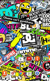 Sticker Wallpaper Flat Vernacular 1001 1001 Sticker Wallpaper 33 Wallpapers Adorable Wallpapers Sticker Bomb Wallpaper Sticker Bomb Graffiti Wallpaper