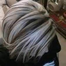 Gray Hair Highlights Hair Highlights And Lowlights Grey Hair Color