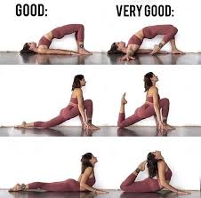 Yoga Poses Good V S Very Good Easy Yoga Workouts Easy Yoga Yoga Fitness