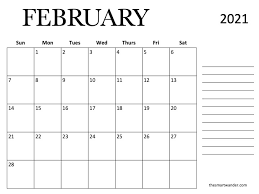 Blank, editable and easy to print. 2021 Calendar Printable Free That You Will Love The Smart Wander