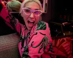 Gafas de sol estilo ojo de gato iridiscentes en rosa con diamantes para  despedida de soltera y festival