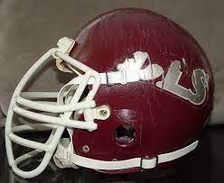 De La Salle High School 1986 1987 Bike Red Dot 1986 1987 Helmet Used Bikes Dot Helmets Football Helmets