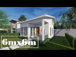 Some are bigger, some are smaller, some are fenced, and under the roof, some are not, but all of them provide a great relaxing space for you to enjoy the fresh air and nice views. 6mx6m Simple House Design With Attic Loft Youtube