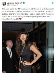 Nick jonas was asked about his divorce with jameela jamil, prianka chopra's response is unmissable. Actor Jameela Jamil Opens About Her Past Struggle With Eating Disorders