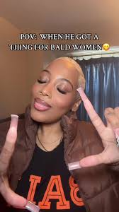 Bald Blonde Black Girl Who Eats Food