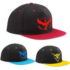 2016 Hot New Pokemon Go Cap Hat Team Valor Team Mystic Team Instinct Pokemon Cap Team Instinct Pokemon Team Valor Pokemon Cap