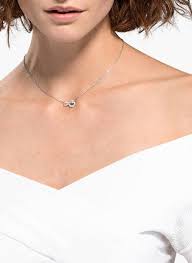 Free delivery above rm99 cash on delivery 30 days free return Infinity Halskette Crystal Swarovski Damen Place Des Tendances