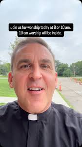 Chance of spotty showers again today, so 10 am worship will be inside.