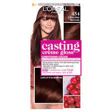 L Oreal Paris Casting Creme Gloss 454 Chocolate Brownie Hair Dye 1 Kit Loreal Hair Color Hair Color Semi Permanent Hair Dye