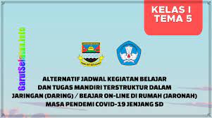 Latihan mandiri siswa online atau lamaso adalah ringkasan materi, latihan soal, dan contoh ulangan harian lamaso versi 2020g. Ebook Kegiatan Belajar Dan Tugas Mandiri Terstruktur Daring Kelas 1 Tema 5 Sd