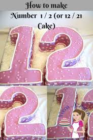 Twelve Number Cakes Number One Cake Diy Cake Decorating
