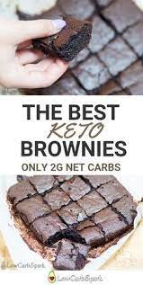 Best Fudgy Keto Brownies Only 2g Net Carbs Recipe Keto Recipes Easy Keto Diet Recipes Low Carb Sweets