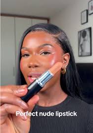 Peach Lipstick Dark Skin