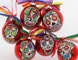 Day of the dead, pan de muerto, set of 3, mexican bread ornaments, dia de los muertos decoration, mexican decor, shipped. Pin On Day Of The Dead Ornaments