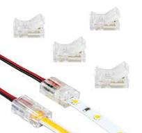 2 Pin LED Strip Light Wire to Tape Connectors