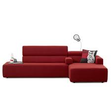 Montel Rode Hoekbank Pepper Hoekbank Interieur Woonkamer