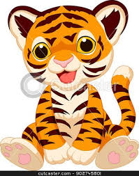 Cute Tiger Cartoon Cartoon Tiger Cute Tigers Cute Animal Drawings