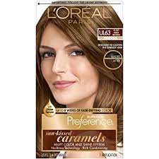L'oreal paris superior preference hair color, hi lift gold brown. L Oreal Superior Preference Preference Sun Kissed Caramels Ul63 Hi Lift Gold Brown 1 Ea Pack Of 5 Amazon De Beauty