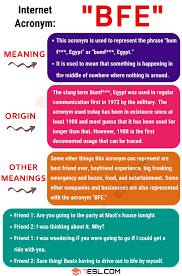 Bfe Meaning What Does Bfe Stand For With Useful Text Conversations 7esl Meant To Be Text Conversations Other Ways To Say