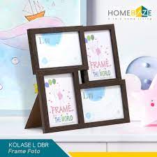Ide kado pernikahan yang unik dan murah bisa anda temukan di sini. Bingkai Foto Keren Unik Murah Pisan Model Collage Frame 4 In 1 3r Coklat Tua Kolase Homebaze Shopee Indonesia