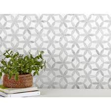 Bring an international touch to your home with this marble made in turkey.the dolomite premium arabesque polished marble tile in… Pin On Mosaics