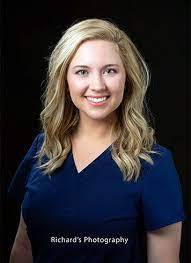 Headshot Medical Professional Woman In Doctor Uniform Blonde Hair San Antonio Tx Medical Professionals Headshots Professional Headshots