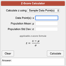 Z Score Calculator