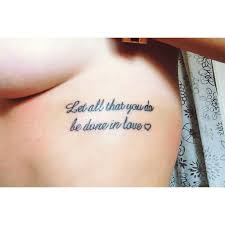 Alle weiteren vorbilder, die ich mal auf bühnen gesehen habe, wie linda villarreal paierl, habe ich versucht als mentoren für mich zu gewinnen. Let All That You Do Be Done In Love Tattoos Tattoo Fixes Inspirational Tattoos
