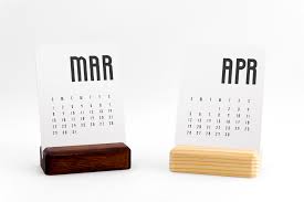 2020 Desk Calendar 2020 Mini Stand Calendar Bold Desk Etsy Wooden Calendar Mini Desk Calendar Desk Calendars