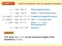 Write In Vertex Form