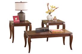 Enjoy free shipping on most stuff, even big stuff. Flared Leg Cocktail Table 2 End Tables At Gardner White 3 Piece Coffee Table Set Coffee Table Traditional Coffee Table
