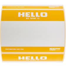Download our mission is to provide high quality png images in our large png graphics search engine. Montana Hello My Name Is Sticker Roll Yellow Media From Graff City Ltd Uk
