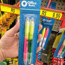 Papeleireira On Instagram Achei Esses Marca Textos Diferentes Made In China Nas Lojas Americanas Nao Sei Da Q Stationary School School Supplies Stationery