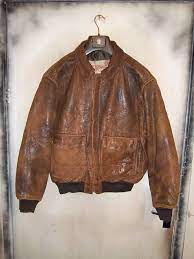 Vintage Usaaf Issue Avirex A2 Distressed Leather Flying Jacket Size Xl Avirex Bikerjackets Flying Jacket Jackets Leather