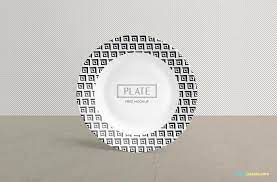 Download Free Ceramic Plate Mockup Zippypixels