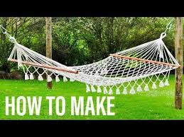 Bricolage Comment Easy Fabriquer Hamac Hammock Maison Youtube Comment Fabriquer Un Hamac A La Maison Bricolage Ea Diy Hammock Hammock Home Diy