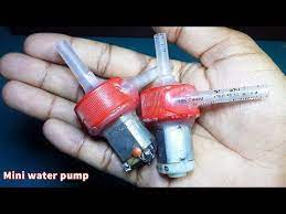 How To Make Water Pump With Dc Motor Mini Water Pump Fountain Pump Youtube Fountain Pump How To Make Water Water Pumps