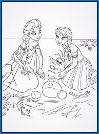 Dibujos Para Colorear Frozen Navidad