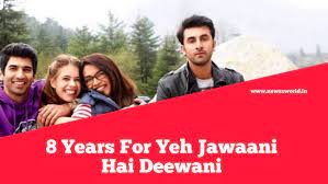 Yeh jawaani hai deewani is the story of the relationship between two characters, bunny (ranbir kapoor) & naina (deepika padukone), at two separate but defining times in their lives. 8 Years For Yeh Jawaani Hai Deewani The 4 Friends Who We Can Never Forget Deepika Padukone Ranbir Kapoor Newss World