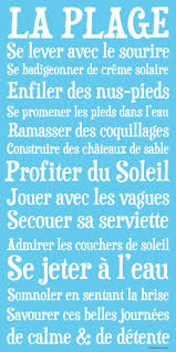 La Plage Bleu Citations Mes Mots Deco Je Pense A Toi Et Citation Francais