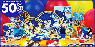 Sonic Party Supplies Sonic Birthday Party City Sonic Birthday Sonic Birthday Parties Boy Birthday Party Themes