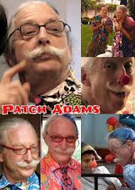 PATCH ADAMS⭐ En su cumpleaños 80. 29 de mayo de 1945. Hunter Doherty "Patch"  Adams, mayormente conocido como el médico de la risoterapia, nace en  Washington D. C., Es un médico estadounidense,