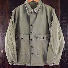 40 s usn コットンツイルジャケット 40年代 ミリタリー 海軍 米軍 ビンテージ古着屋feeet 通販 名古屋 大須 メンズ シャツのデザイン メンズコート ファッションアイデア