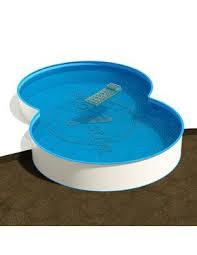 Achtform Pool Folie Blau Verschiedene Grossen Pool Ovalpool Tropfbewasserung