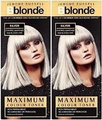 If you're tired of your silver hair, the only thing you have to do is stop applying the toner, while with the dye, you have to pick another color to apply over the silver, to make sure that. Jerome Russell Bblonde Maximum Colour Toner Silver 2 Pack Amazon Co Uk Beauty