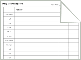 Daily Monitoring Form Cbt Cbt Worksheets Therapy