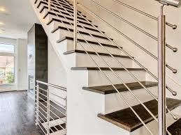 Here at viewrail, all our railing infill and post systems are designed to meet building code. For A Sleek Modern Aesthetic Our Stainless Steel Round Bar Railing Can T Be Topped Steel Grill Design Stairs Grill Design