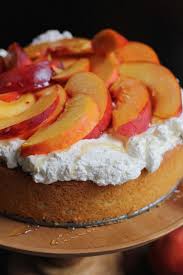 Olive Oil Honey Cake With Fresh Peaches Recipe Peach Recipe Honey Cake Yummy Cakes